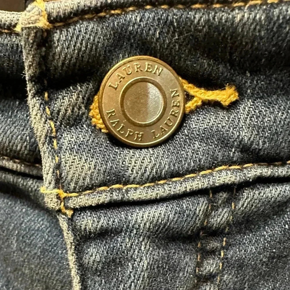 Ralph Lauren high rise bootleg legacy wash jeans women’s 16/33 - Picture 10 of 12